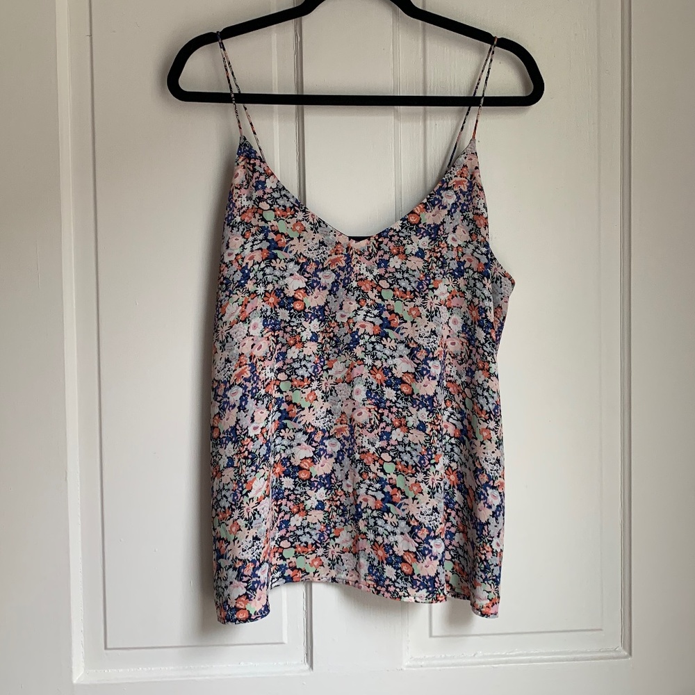 LOFT | NWT Women’s Floral Spaghetti Strap Swing Tank
